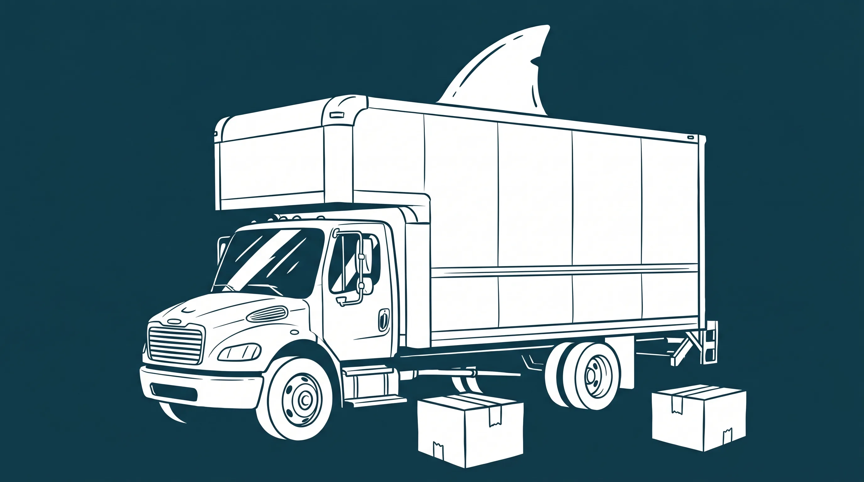 Mako Movers truck illustration