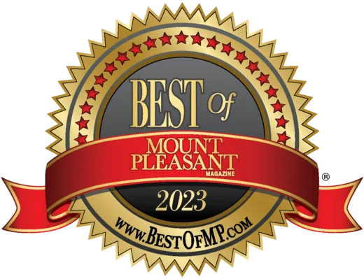 Best of Mount Pleasant 2023 award badge for Mako Movers Charleston movers