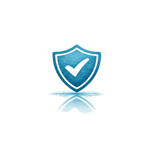 Licensed and insured moving company shield icon