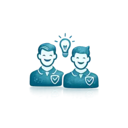 Friendly local moving staff service icon